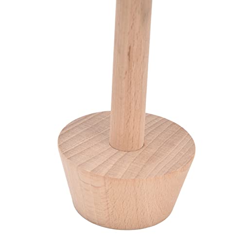 Wooden Tart Tamper, Double Side Pie Pastry Dough Tamper Egg Tart Pan Baking Tool for DIY Cheesecakes Dessert Baking