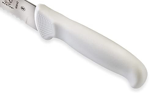 Mercer Culinary Ultimate White 10" Wavy Edge Slicer Knife - style: Wavy Edge Slicer Knife 10 Inch