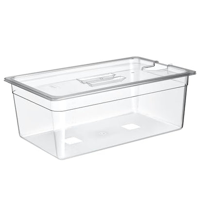 HOMENOTE Sous Vide Container 26 Quart With Lid,BPA Free Complete Accessories For Anova and Most Sous Vide Cookers,Anova Container Kit - color: Large Sous Vide Container-without accessories