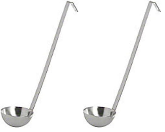 American Metalcraft L1104 Ladles, 3.25" Length x 3.25" Width, Silver (Pack of 2) - size: 4 oz. (Pack of 2)