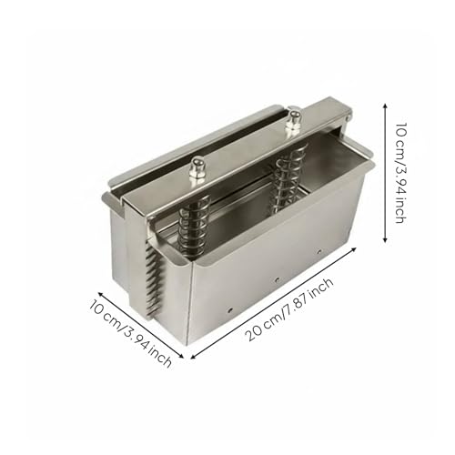 Stainless Steel Meat Multi Functional Assembly Efficient Compression Spring Suitable for Home Cooking Professional Kitchen, 1.5KG, Removable Bottom - size: 1.5KG, style: Removable Bottom