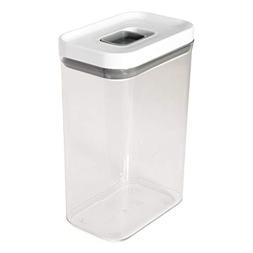 Copco Clear Storage Container 2.74 Qt - Airtight Pantry Organizer with Locking Lid for Dry Food, Pasta, Cereal, Flour - Stackable Kitchen Storage Bin for Pantry Organization - size: 1 Count (Pack of 1)
