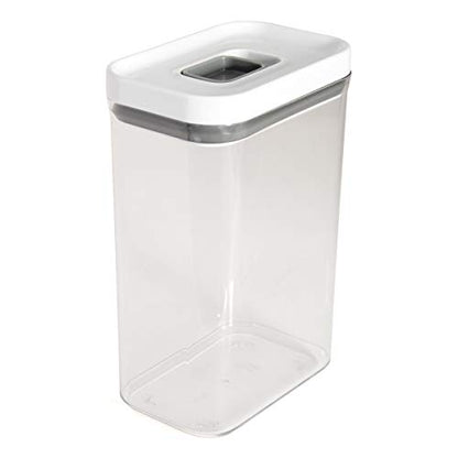 Copco Clear Storage Container 2.74 Qt - Airtight Pantry Organizer with Locking Lid for Dry Food, Pasta, Cereal, Flour - Stackable Kitchen Storage Bin for Pantry Organization - size: 1 Count (Pack of 1)