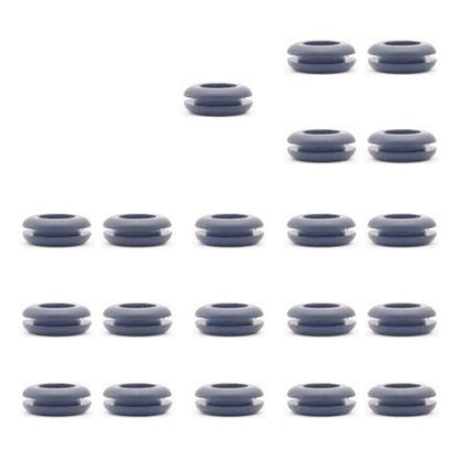 Brewing Accessories Airlock Grommet Silicone Grommets for Homebrewing Beer Wine Straws Mead Wine Sauerkraut Kimchi 20 Pack Brewing Accessories(Black) - color: Black