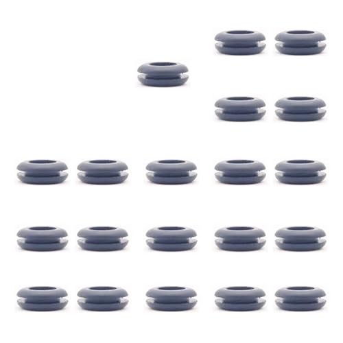 Brewing Accessories Airlock Grommet Silicone Grommets for Homebrewing Beer Wine Straws Mead Wine Sauerkraut Kimchi 20 Pack Brewing Accessories(Black) - color: Black