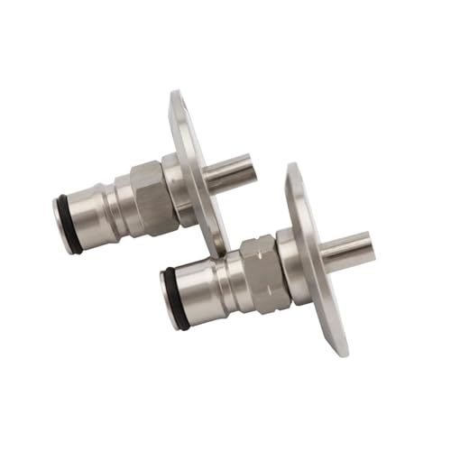 1.5" Tri Clamp to Ball Lock Post - SS304 Sanitary Brewer Fitting for Homebrew Beer Kegs and Conical Fermenters(Gas and Liquid) - size: Gas and Liquid