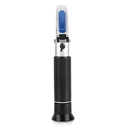 Meter Refractometer, Professional Handheld Alcohol 0-80% Test Refractometer Tester Refractometer Hydrometer with Automatic Temperature Compensation Function for Brewing Beer Wort