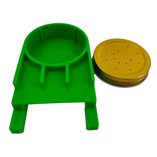 Bee Hive Feeder -8 Pack Green Entrance Feeders for Bee Hives - Easy and Effective Water or Sugar Syrup Feeding Solution （Upgraded Version） (Green) - color: Green