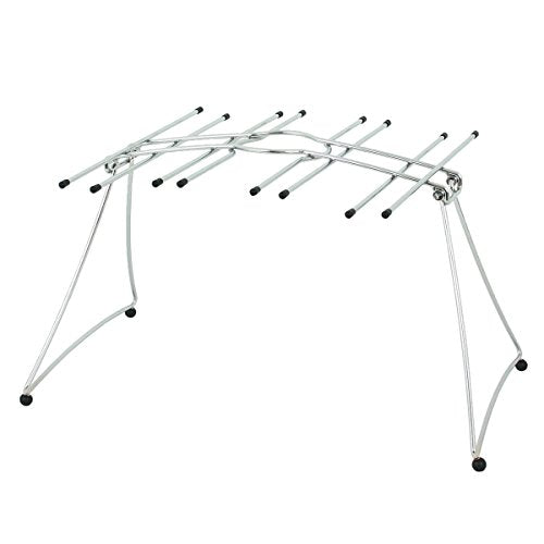 Oenophilia Fusion Stemware Wine Decanter Drying and Storage Rack - 16 Wine Glass Rack and Holder, Foldable - size: 16 Glass
