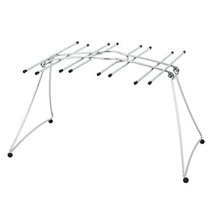 Oenophilia Fusion Stemware Wine Decanter Drying and Storage Rack - 16 Wine Glass Rack and Holder, Foldable - size: 16 Glass