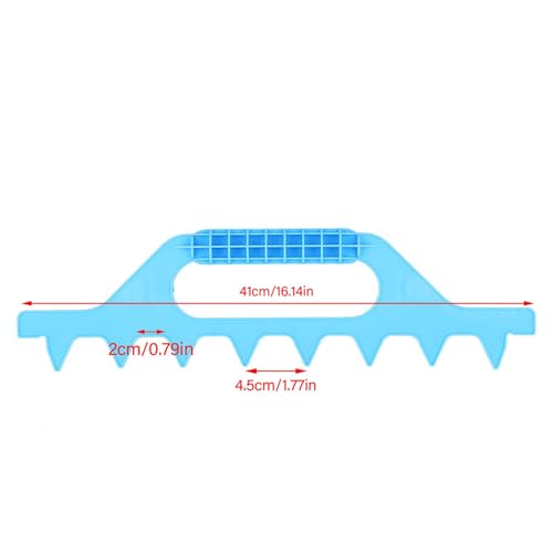 Bee Frame Spacing Tool 7/8/9 Frame Spacer, Maintain Proper Spacing, Plastic Beehive Equipment, Orange 9 for Beekeeping (Blue 7 Frames) - color: Blue 7 frames
