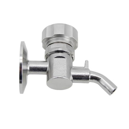 Home & Brewing 1.5" TC Sample Valve 304 Stainless Steel Sanitary Clamp Brewing Sample Valve Homebrew Conical Fermenter Brewing Accessories(B) - color: B