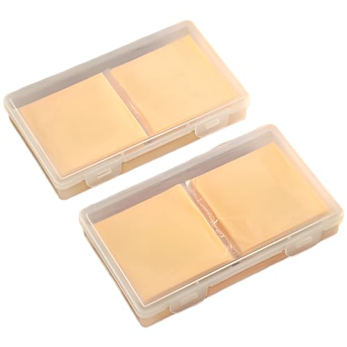 2 Pack - Cheese Storage Containers with lids airtight, Keeps Cheese Fresh and Delicious Cheese Box for Fridge
