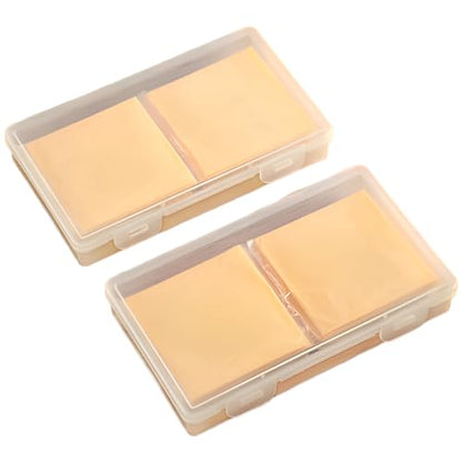 2 Pack - Cheese Storage Containers with lids airtight, Keeps Cheese Fresh and Delicious Cheese Box for Fridge