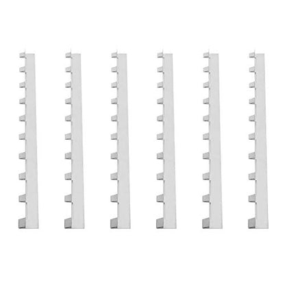 Beehive Frame Strips Spacers Beekeeping Tool Equipment Metal Beehive Frame Strips Spacers for Beekeepers Beekeeping Tool Equipment Metal Shown as Picture Size Approx 37x2.4cm 6Pcs