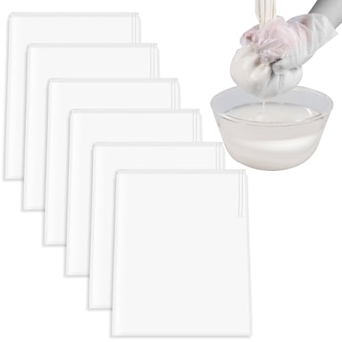 6 Pcs Nut Milk Bag 12 x 8 Inch Nut Bag Strainer Reusable Fine Juice Strainer Bag 200 Mesh Fine Mesh Bag Nylon Cheese Cloth Bags for Straining Yogurt Juice Coffee Beer Jelly Cheese