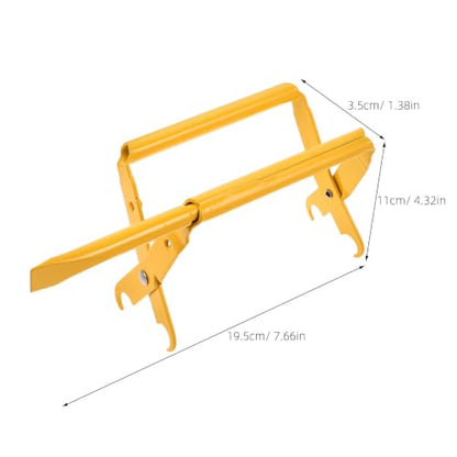 Lightweight Hive Frame Tool Clamp for Beekeeping, Stainless Steel and Plastic Design with Universal Compatibility, for Hive Maintenance and Inspections