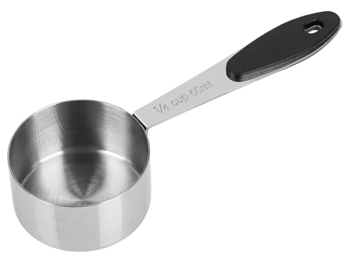 DOTINGHUX 1/4 Cup Magnetic Grips Stainless Steel Measuring Cup -1PCS - size: 1/4 cup