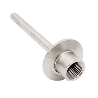 Brewing Accessories 1.5" TC Thermowell 1/2" FNPT 4" Probe Stainless Steel Homebrew Kettle Conical Fermenter Thermowell Brewing Accessories
