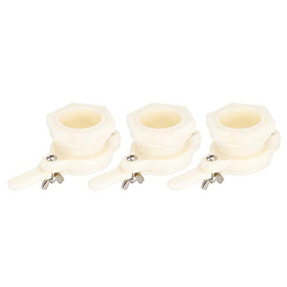 3set Honey Tap Gate Valve, Sealing Convenience Honey Extractor Tap Honey Bucket Accessories for Beekeeping Equipment Supply