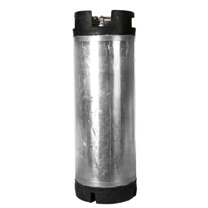 (4-Pack) Reconditioned 5-Gallon Ball Lock Cornelius Kegs – Dual Handle Stainless Steel “Corny” Style Kegs with Rubber Base + FREE O-Ring Kit – Cleaned, Sanitized & Pressure Tested