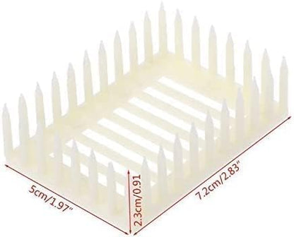 White Queen Marker Cage Clip Bee Plastic Catcher Beekeeper Beekeeping Tools Equipment Plastic Beekeeping Supplies Farm and Ranch Beekeeping for Beginners