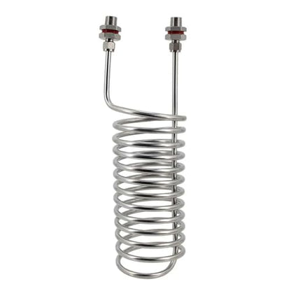 Premium 304 Stainless Steel Immersion Wort Chiller - 15ft Glycol Cooling/Heating Coil for Home