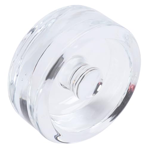 SUNGOOYUE Glass Fermentation Weights Mason Jar Glass Fermentation Weight, 7Cm Mason Jar Weight For Wide Mouth, Stones For Pickling Kimchi (4PCS Transparent)
