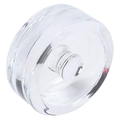 SUNGOOYUE Glass Fermentation Weights Mason Jar Glass Fermentation Weight, 7Cm Mason Jar Weight For Wide Mouth, Stones For Pickling Kimchi (4PCS Transparent)