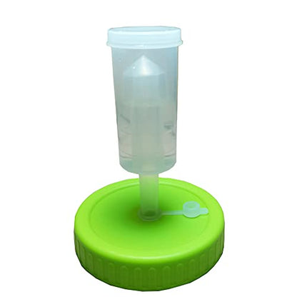 TopHomer Fermentation Lid Plastic Fermenting Lid Air Lock Fermenter Burp Lid for Making Kimchi, Ginger Carrots, Hot Sauce, Sauerkraut, Pickle(Green) - color: Green