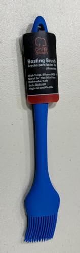Chef Craft Premium Silicone Basting Brush, 10.25 inch, Blue - color: Blue