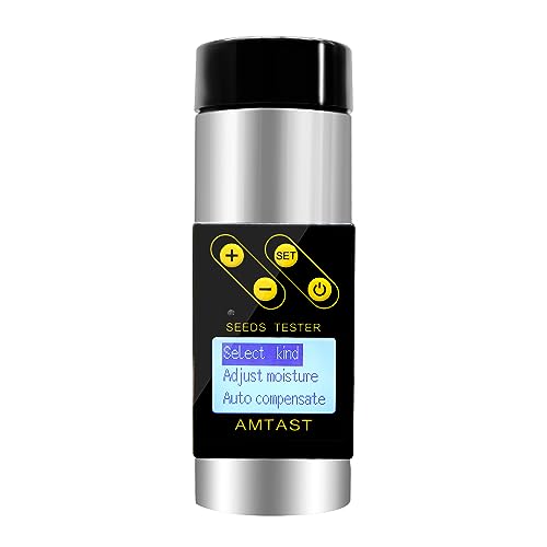 Grain Moisture Meter High Precision Grain Moisture Tester with Temperature Portable Seed Moisture Meter for 18 Grains including Wheat, Soybean, Coffee and More - color: Test 18 Grains