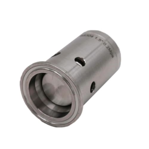 Home Brewing 1.5" Tri Clover(50.5mm) Pressure Release Valve/Vacuum Breaker 0.1/0.2 MPa 304 Stainless Steel Beer Conical Fermenter Parts Brewing Accessories(0.2 Mpa) - color: 0.2 Mpa