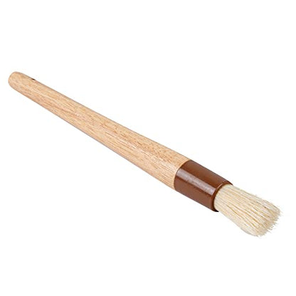 Restaurantware-Pastry Tek 1 Boar Bristles Pastry Brush, 11.8 Inches Buttering Tool – Hardwood Handle, Built-In Hanging Hole, Wood Basting Applicator, Sturdy Ferrule, For Glazing And Basting - size: 12"
