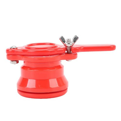CHICIRIS Honey Gate, 2pcs Food Grade Plastic Leak Proof Valve with O Ring Seal, for Honey Extractor and Bucket Beekeeping Equipment (Red) - color: Red
