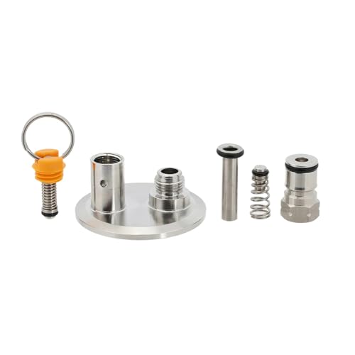 2" Tri-clamp End Cap with PRV and Ball Lock Gas Post Dry Hopper Lid Closed Pressure Transfer Homebrew Conical Fermenter Parts