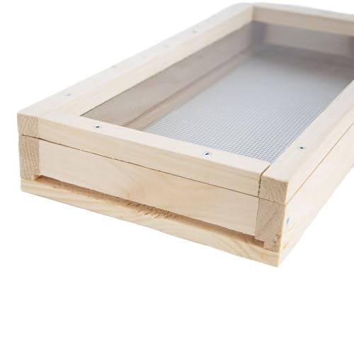 Lehman's Stoney Acres Screened Bottom Board for 5-Frame Nuc and Langstroth Hive, Durable, Stable Foundation Beehive Base, Essential Hive Management Tool