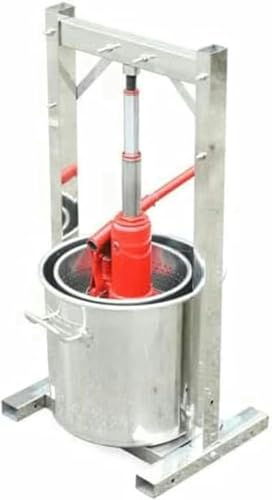 12L Fruit Wine Press Grape Crusher Juice Maker with Hydraulic Jack 304 Stainless Steel Fruit Press Cider for Wine, Cider, Vegetables Making Fruit Crusher~/