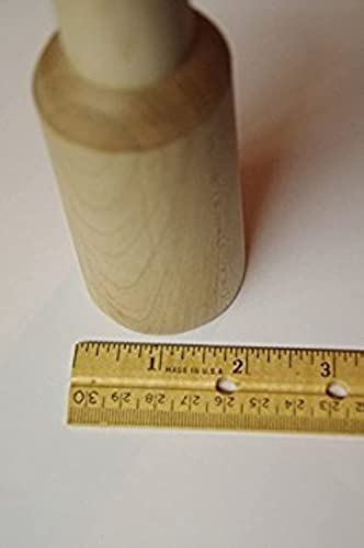 Straight Maple Wood Cabbage Stomper for Sauerkraut and More … Made In USA