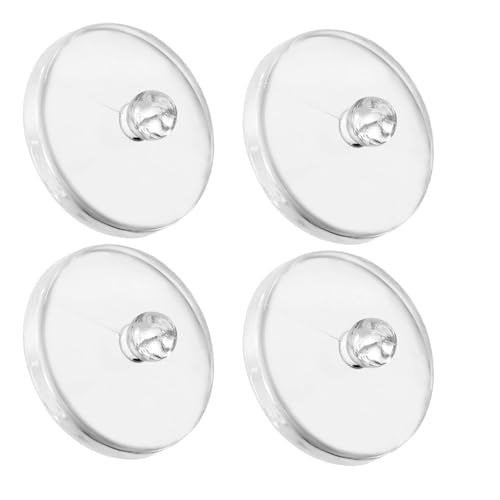 Jillmo Large Fermentation Weights for 1 Gallon Wide Mouth Jars, Heavy Glass Fermenting Weights with Easy Grip Handle, Keeps Vegetables Under Brine for Sauerkraut, Kimchi & Pickles, Pack of 4 - size: Plain - 4 Pack