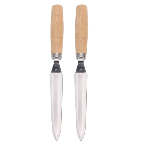 Yosoo Beehive Honey Scraper Honey Harvesting Tool Uncapping Knife Stainless Steel and Beech Wood Angled for Precise Effortless Extraction with Ultra Thin Profile for
