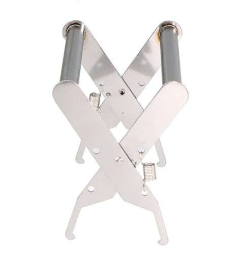 Bee Hive Frame Grip Stainless Steel Bee Frame Clip Beekeeping Clamp Tools Nests Box Holder Capture Beehive Equipment Queen Rearing System Tool for Beekeeeper(Silver1) - color: Silver1
