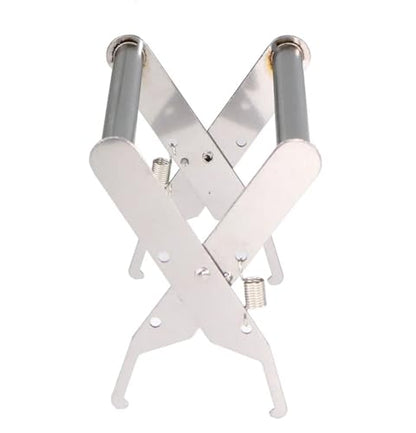 Bee Hive Frame Grip Stainless Steel Bee Frame Clip Beekeeping Clamp Tools Nests Box Holder Capture Beehive Equipment Queen Rearing System Tool for Beekeeeper(Silver1) - color: Silver1