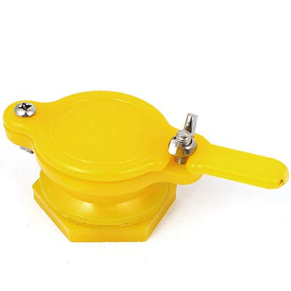 New Lon0167 40mm Dia. Featured Plastic Honey Shake reliable efficacy Machine Gate Valve Breeder Bottling Tool Yellow(id:289 4a 48 291)