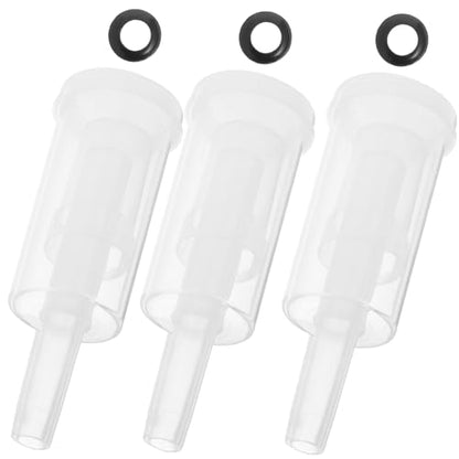 3sets Air Locks Reusable One Way Check Valves for Home Brewing Wine Beer Fermentation Easy to Clean Kit with Seals 6pcs*3