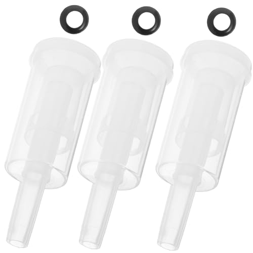 3sets Air Locks Reusable One Way Check Valves for Home Brewing Wine Beer Fermentation Easy to Clean Kit with Seals 6pcs*3