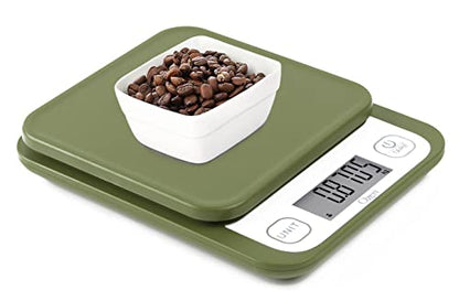 Ozeri Garden and Kitchen Scale II, with 0.1 g (0.005 oz) 420® Variable Graduation Technology® - color: Calla Green