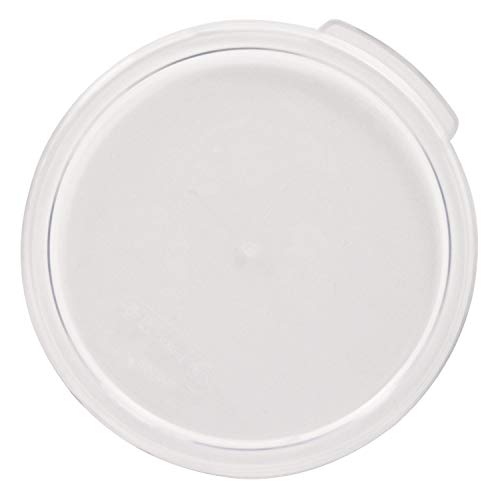 Tiger Chef 22 Quart Commercial Grade Clear Food Storage Round Polycarbonate Containers With Clear Lids - size: 22 Quart