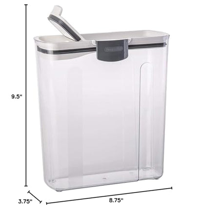 ProKeeper Cereal Keeper,3-Quart,Airtight Seal,BPA-Free Plastic Storage Container,(Pack of 6) - size: 1 Piece (Pack of 6)
