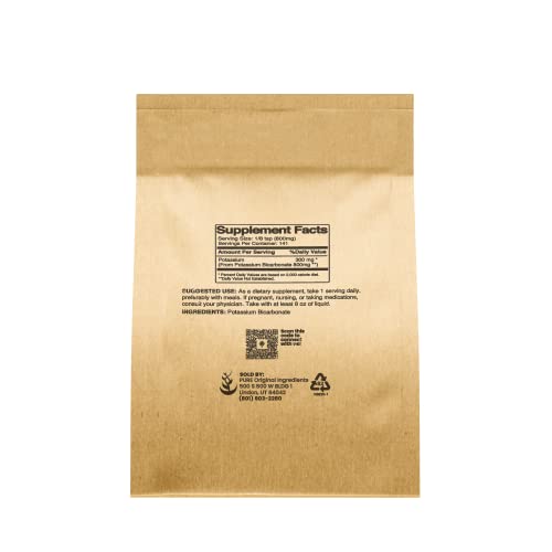 Pure Original Ingredients Epsom Salt, Calcium Chloride, and Potassium Bicarbonate Bundle, (4 oz), Food Grade, Fine Powder